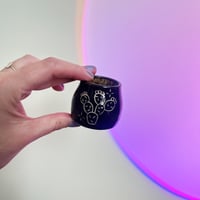 Image 1 of Black/Green Baby Cacti Vase