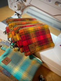 Image 1 of Plaid Flannel Zip Pouches