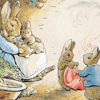 Beatrix Potter "Cotton-Tail and Peter Folded The Handkerchief"