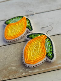 Image 1 of Lemon earrings