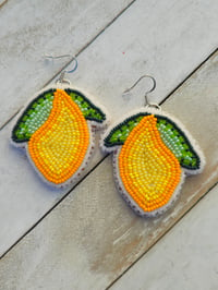 Image 2 of Lemon earrings