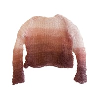 Image 1 of MOHAIR JUMPER GRADIENT MAUVE