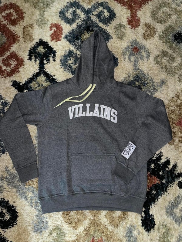 Image of VILLAINS UNIVERSITY "SMOKE GREY" HOODIE