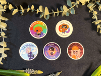 Image 4 of Luffy & Zoro Autism | Buttons | Magnets