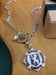Image of 7JW Heavy Sterling chain with Fob and front toggle clasp