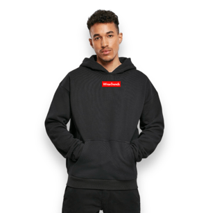 Image of BLACK RED BOX ULTRA HEAVY HOODIE