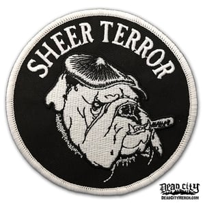 Image of SHEER TERROR "Bulldog Style" Embroidered Patch