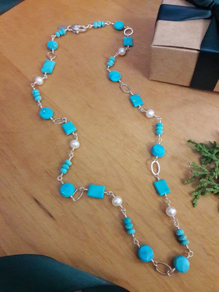 Image of 5HK Turquoise Geometry