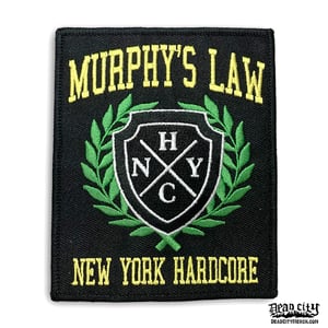 Image of MURPHY'S LAW "Crest" Embroidered Patch