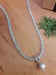 Image of 5HL Swiss Blue Topaz necklace with Gray Pearl