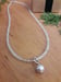 Image of 5HM Prasiolite necklace with Gray Pearl Pendant