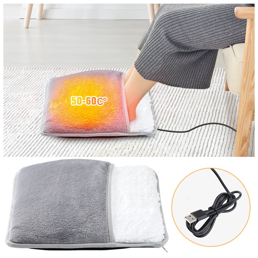 ThermoComfort USB-Powered Plush Foot Warmer