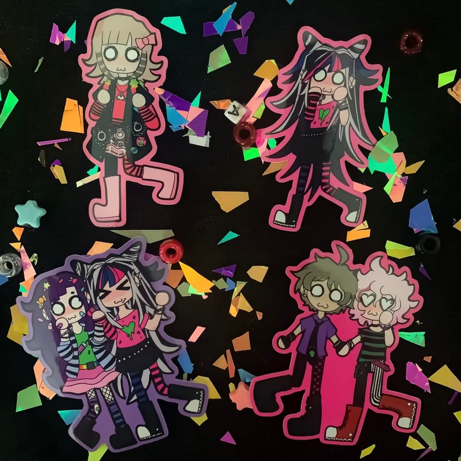 Image of Scenecore Danganronpa Stickers