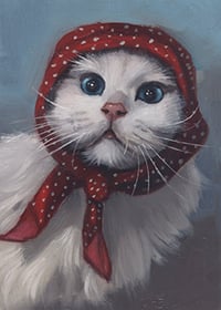 "Babushcat" Print