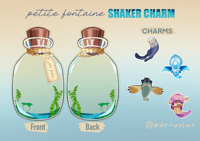 Image 1 of petite fontaine | shaker keychain