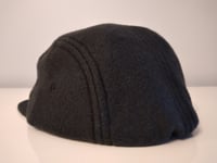 Image 4 of Black Fleece Teddy Bear Fitted Hat 