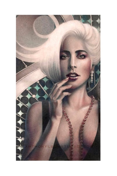 Image of Lady Gaga original art