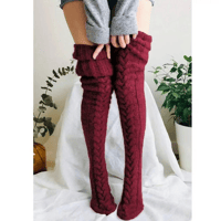Image 3 of Cozy over the knee socks 5 colors.