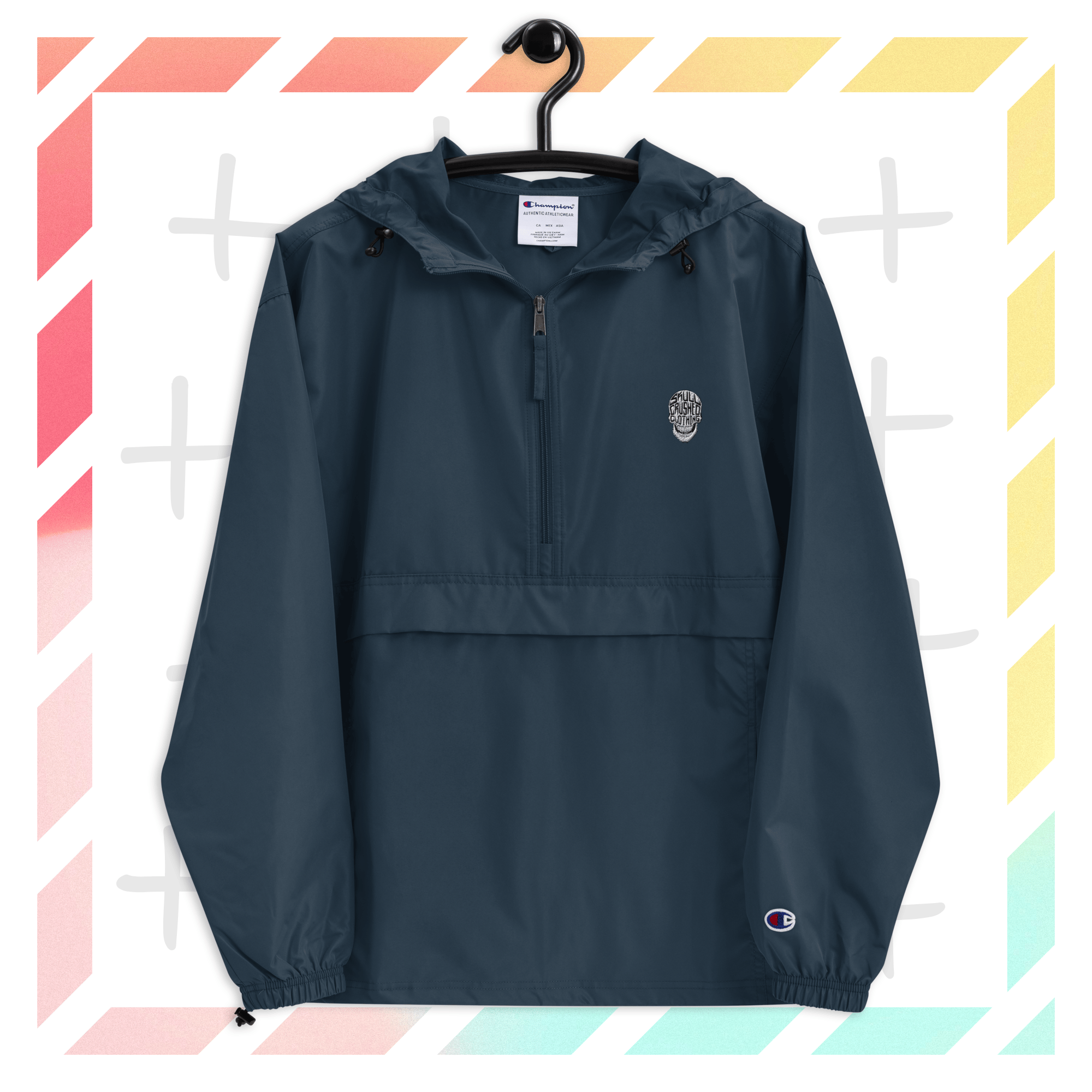 Champion x SCC Unisex Packable Rain Jacket | Skull Crushed Champion x SCC Unisex Packable Rain Jacket | Skull Crushed