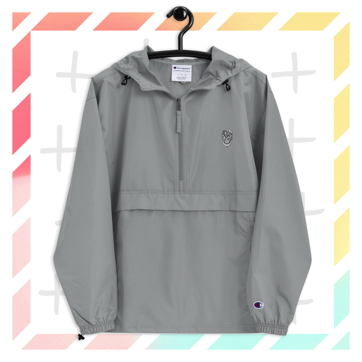 Champion x SCC Unisex Packable Rain Jacket | Skull Crushed