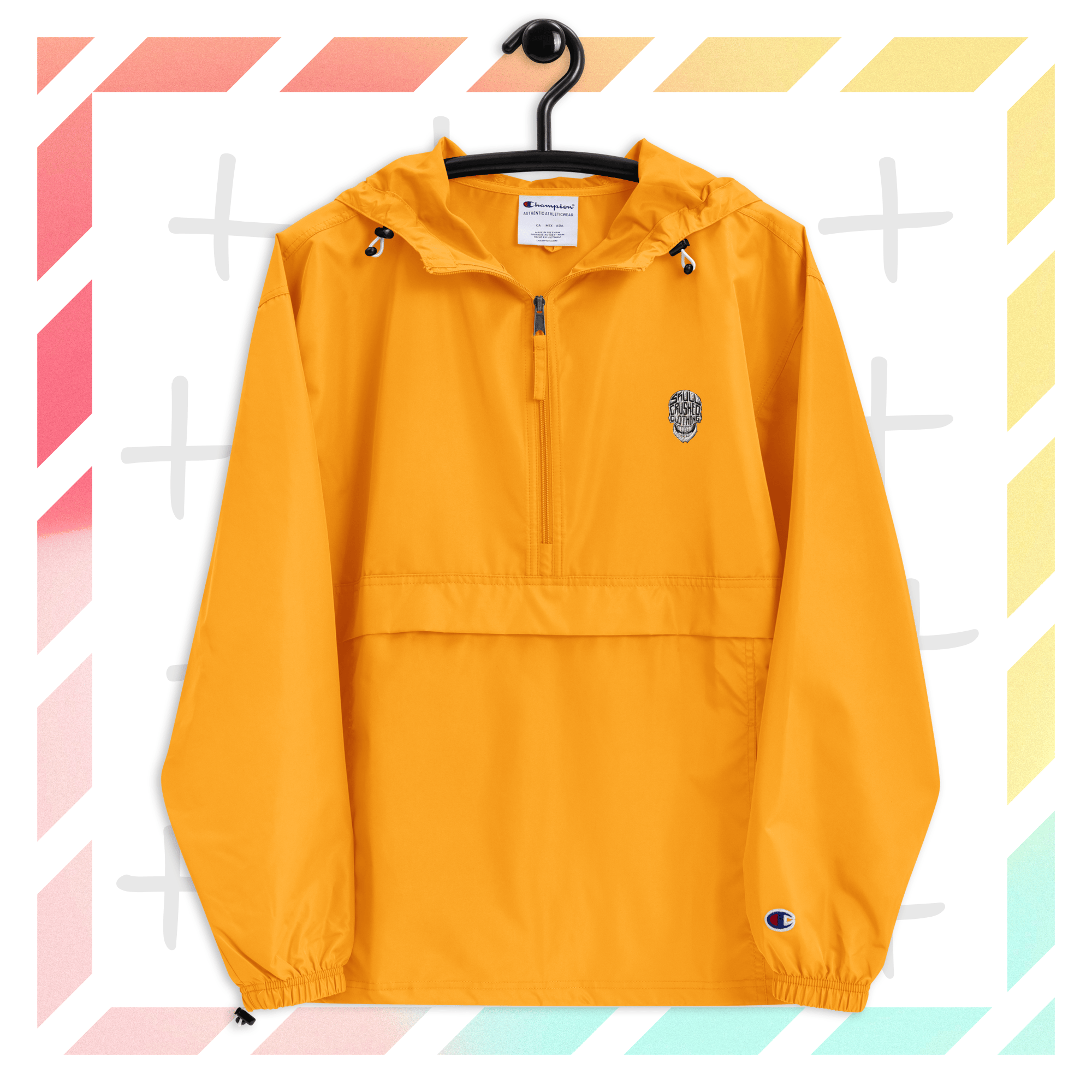 Champion x SCC Unisex Packable Rain Jacket | Skull Crushed Champion x SCC Unisex Packable Rain Jacket | Skull Crushed