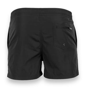 Image of BLACK/RED SWIM SHORTS