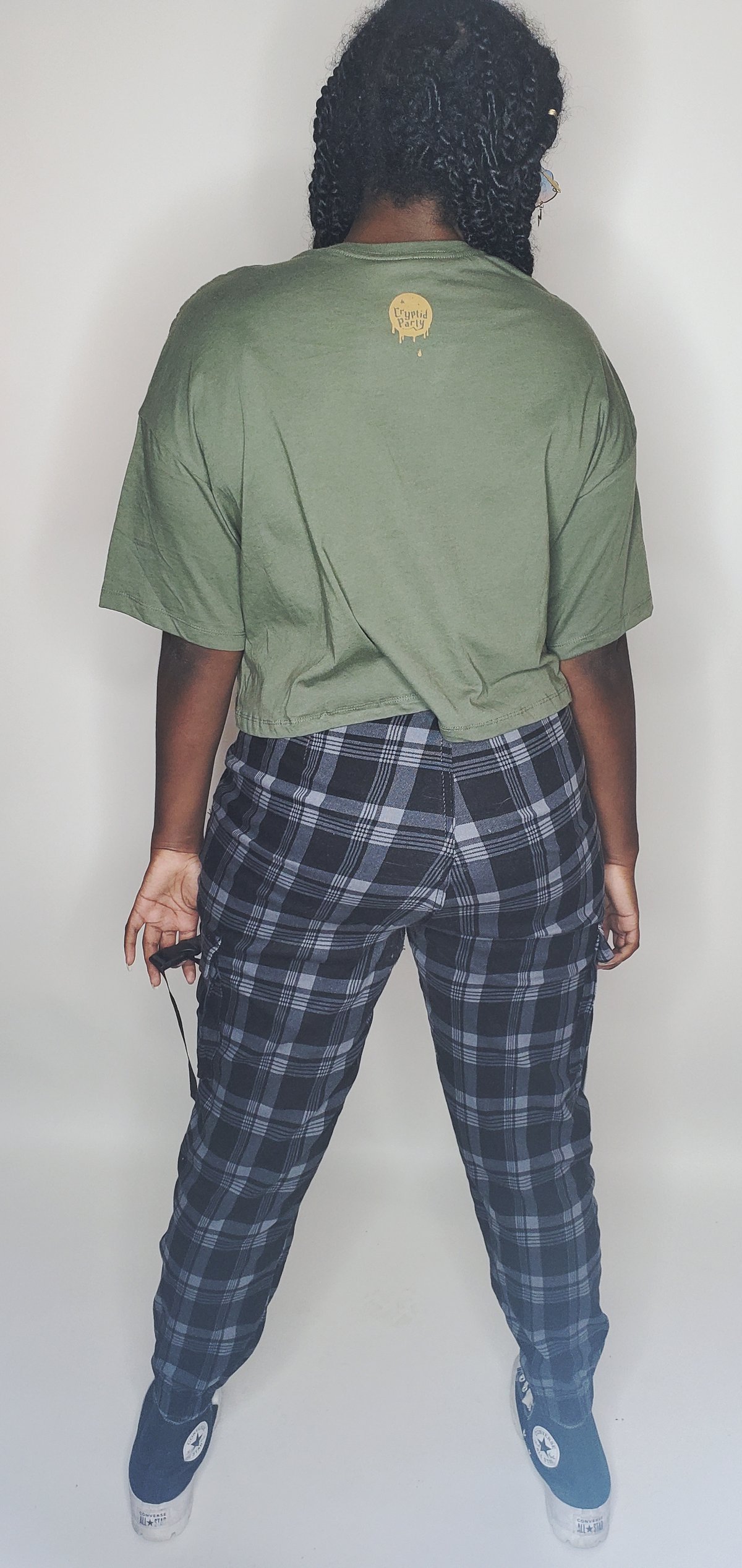 PREORDER - Bitchmond Crop Tee in Sage