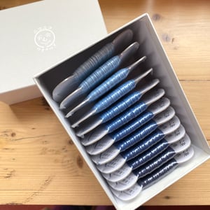 Image of Indigo dyed sashiko thread