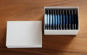 Image of Indigo dyed sashiko thread