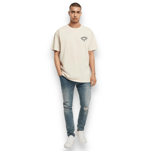 Image of SAND HEAVY OVERSIZED TEE