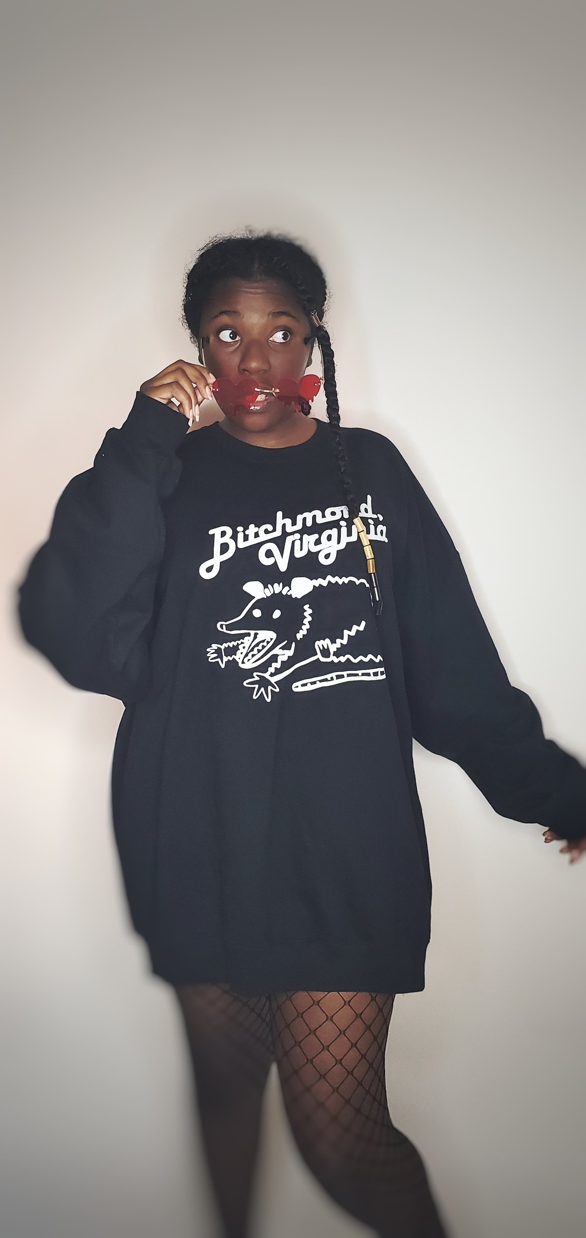 PREORDER - Bitchmond Crewneck in Black