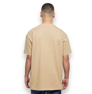 Image of BEIGE HEAVY OVERSIZED TEE