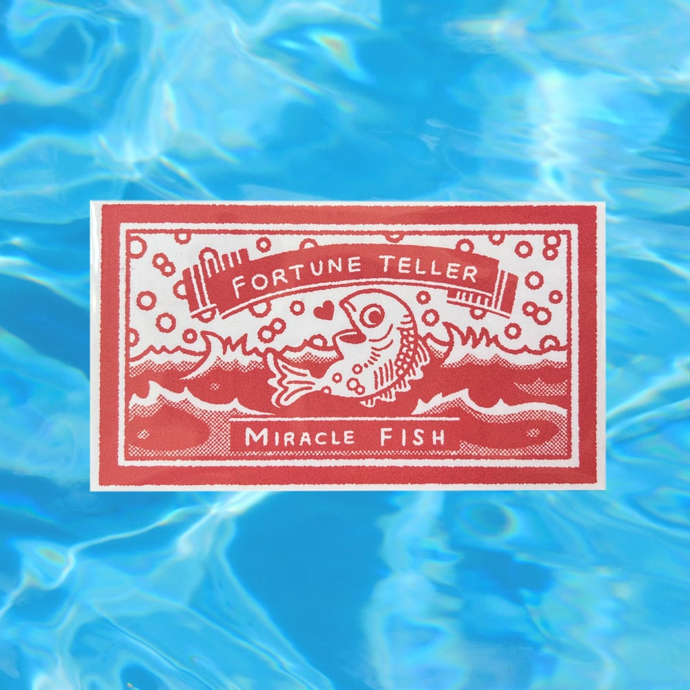 Image of Fortune Teller Miracle Fish Sparkle Sticker Pack