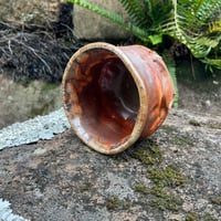 Image 2 of Small coppery woodfired tea cup 
