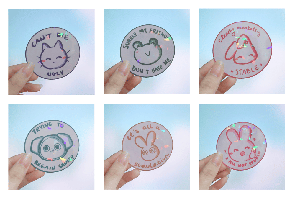 Image of "affirmation" stickers