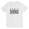 Science Unisex Short Sleeve V-Neck T-Shirt