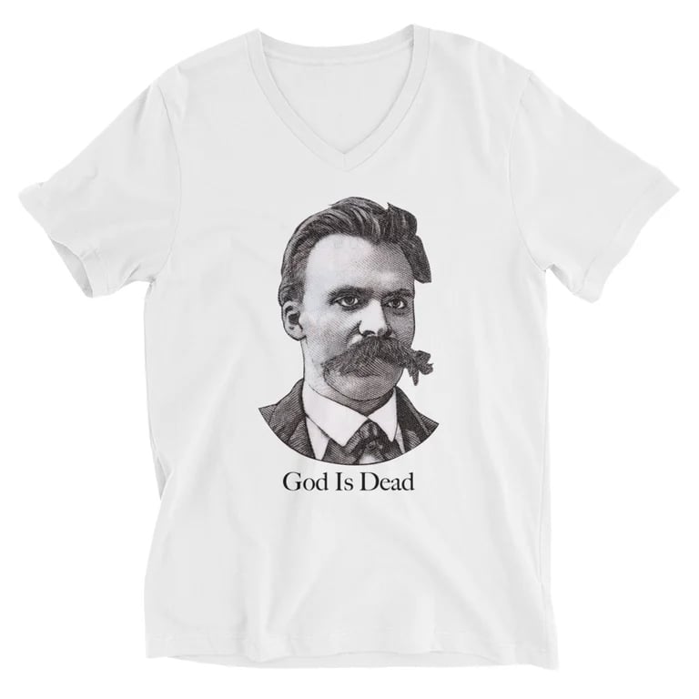 Nietzche Unisex Short Sleeve V-Neck T-Shirt