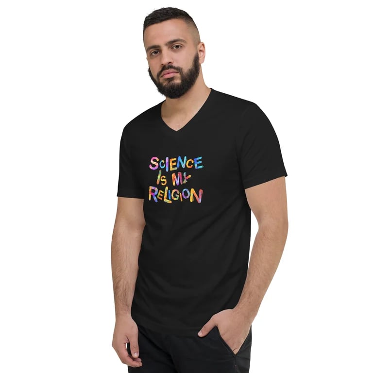 No Religion Unisex Short Sleeve V-Neck T-Shirt