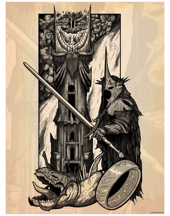 Image of WitchKing of Angmar Print