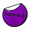 "HORRIBLE" Peel Logo - Purple (Enamel Pin)