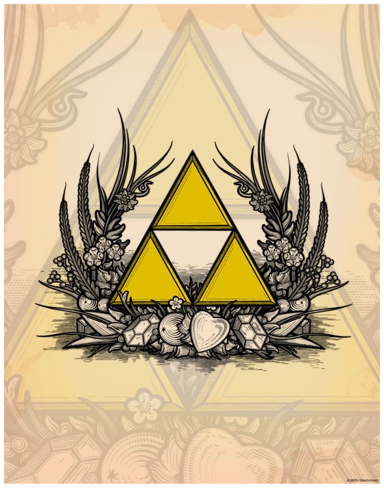 Image of Triforce Print