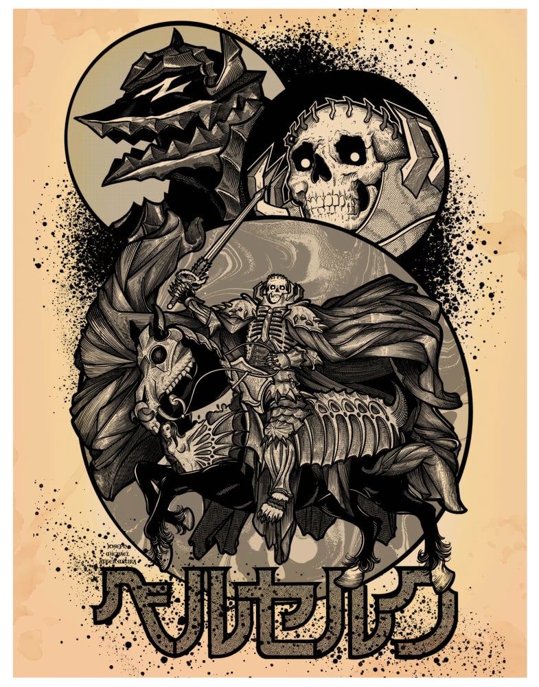 Image of Skull Knight (berserk) print