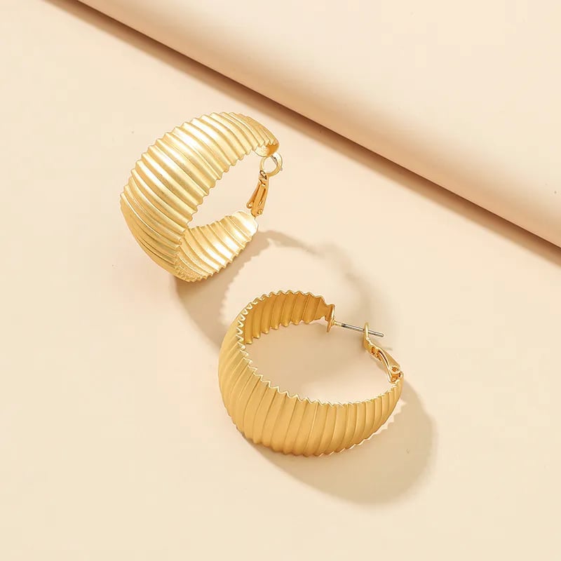 Image of Small Luxe Hoop Earrings