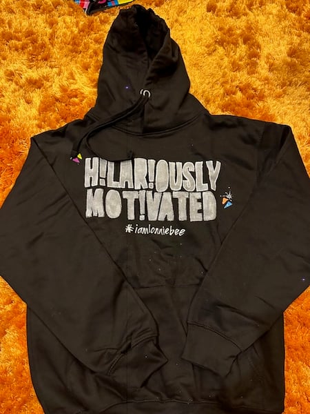 Image of Hilariously Motivated "Hand Crafted" Sweatshirt 