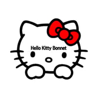 Image 1 of Hello Kitty Silk Bonnet