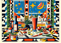 Image 2 of Bloody Mary prepping - Xmas Card