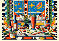 Image 3 of Bloody Mary prepping - Xmas Card