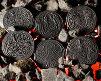 Image 2 of Necronomicoins (print and coins / grabado y monedas)
