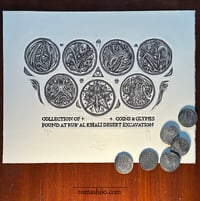 Image 1 of Necronomicoins (print and coins / grabado y monedas)