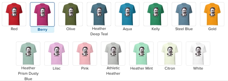 Nietzsche t-shirt
